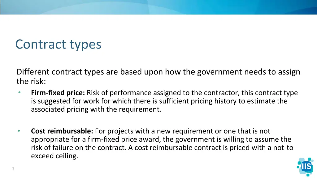 contract types