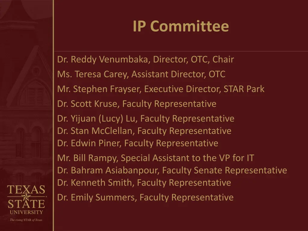 ip committee