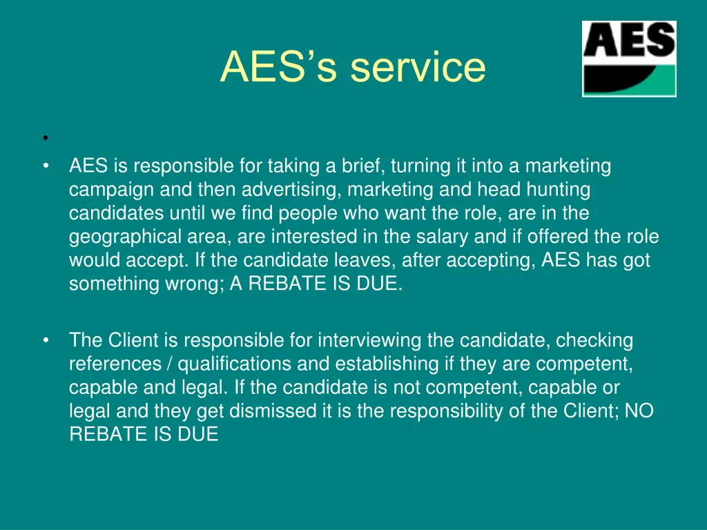 aes s service