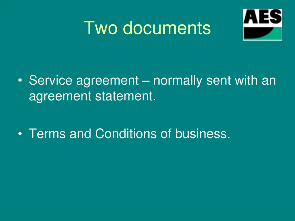 two documents