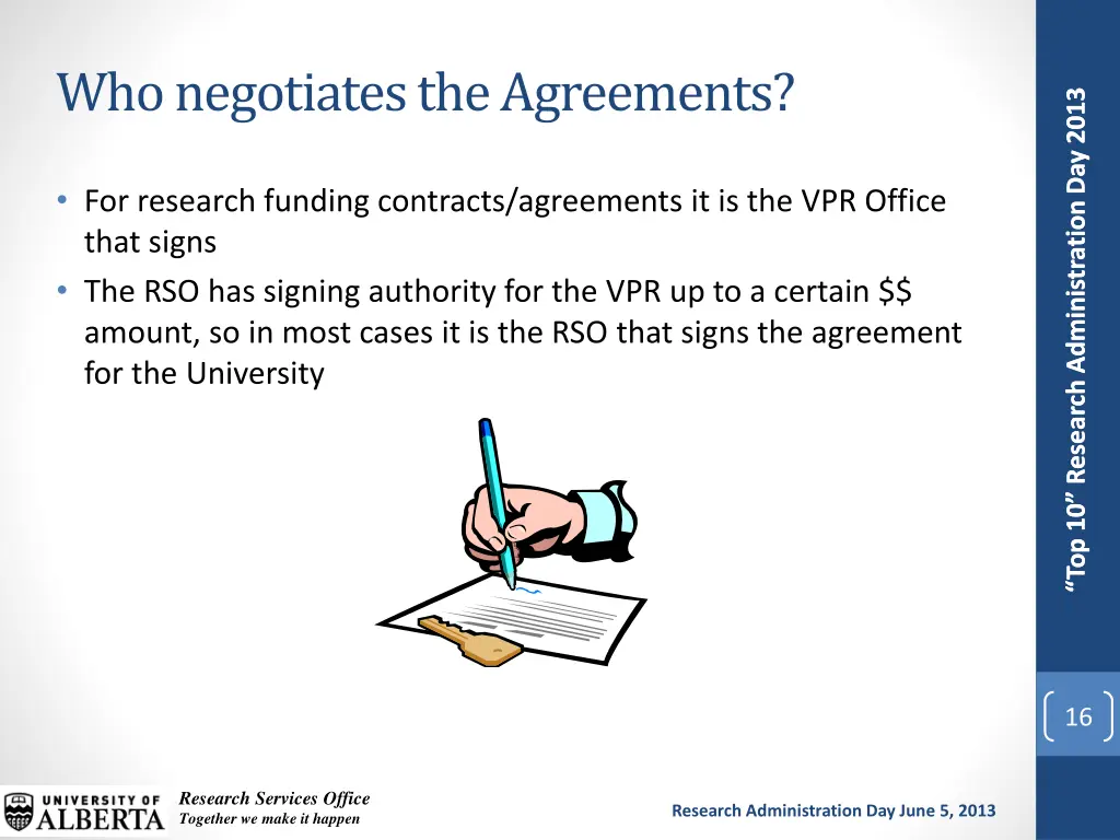 who negotiates the agreements 1