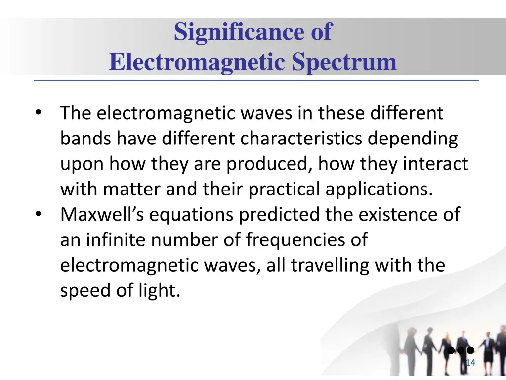 significance of electromagnetic spectrum