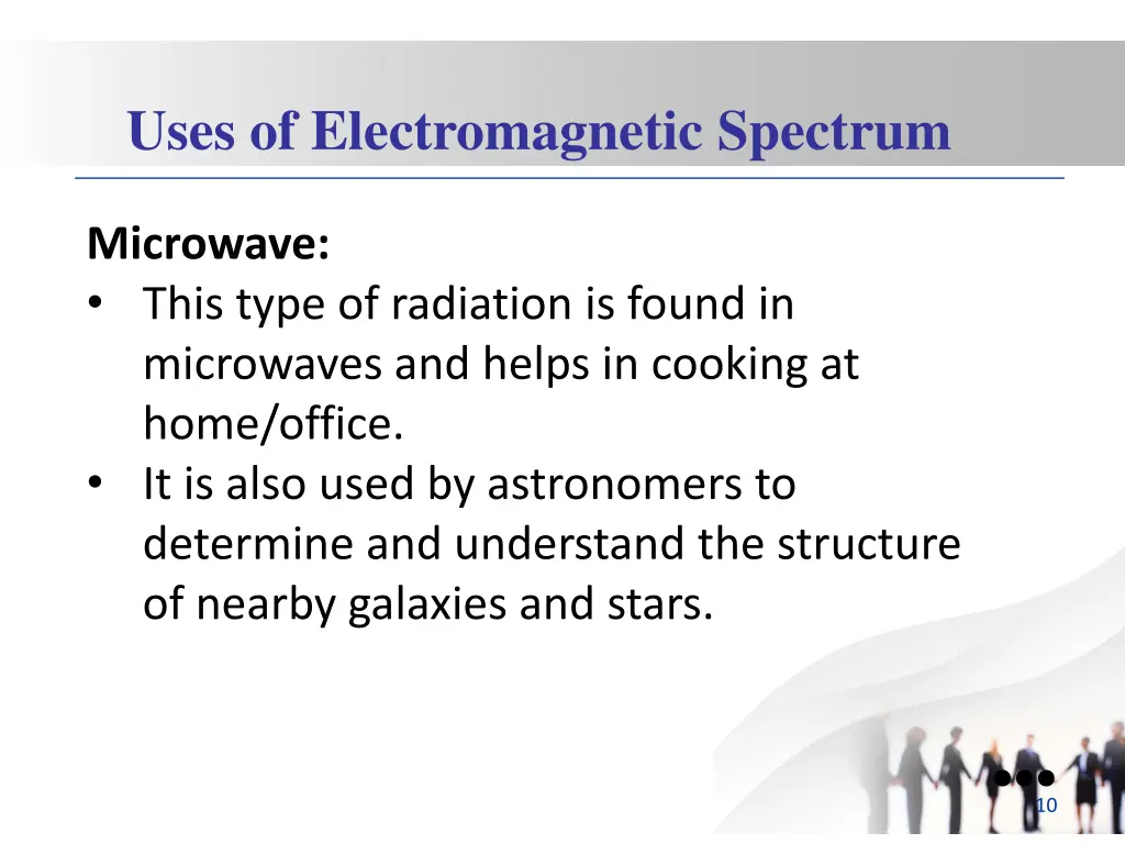 uses of electromagnetic spectrum 1