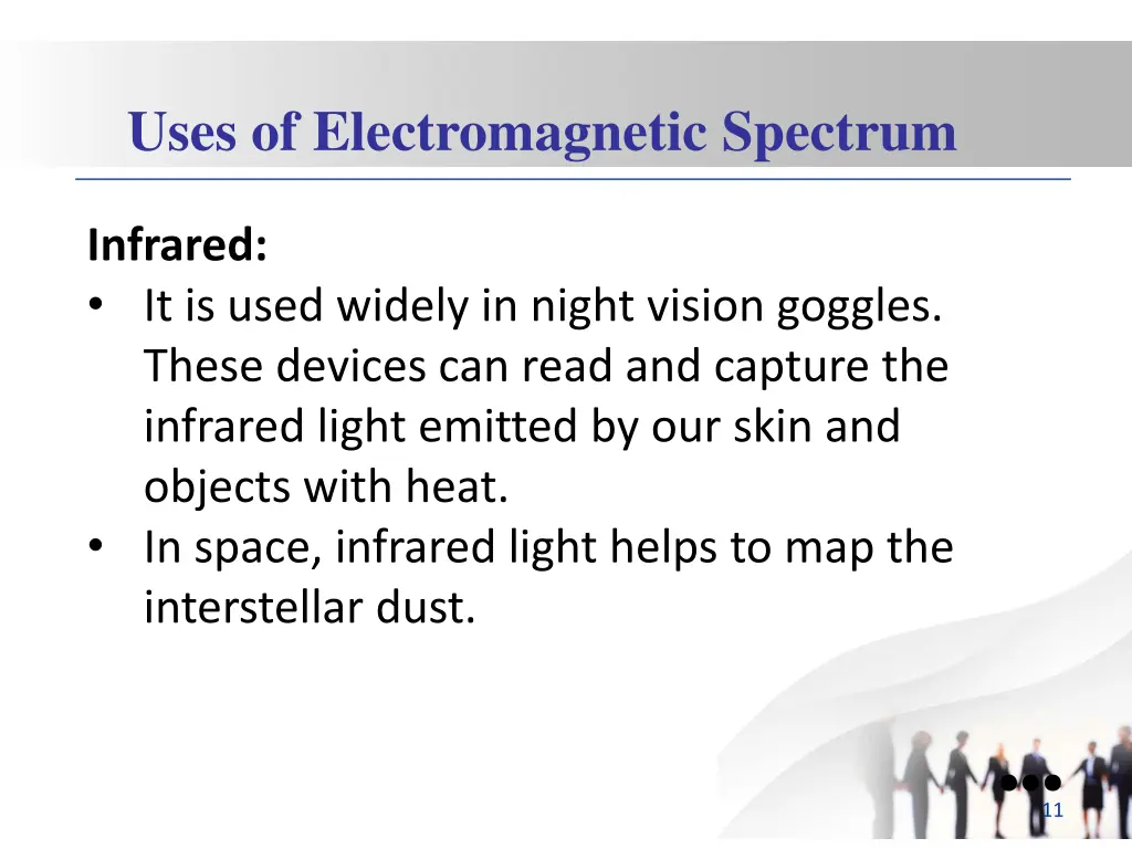 uses of electromagnetic spectrum 2