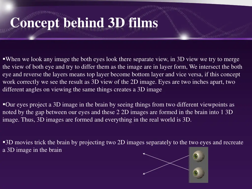 concept behind 3d films