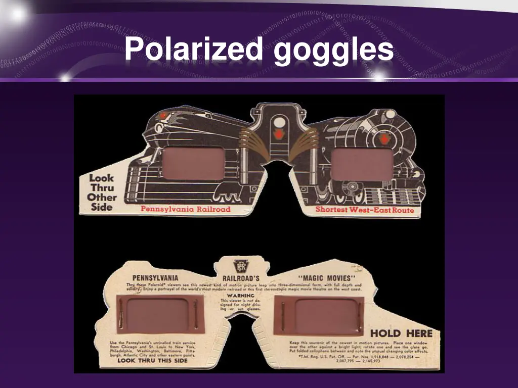 polarized goggles