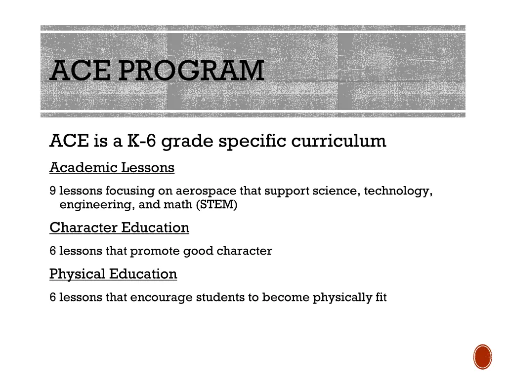 ace program