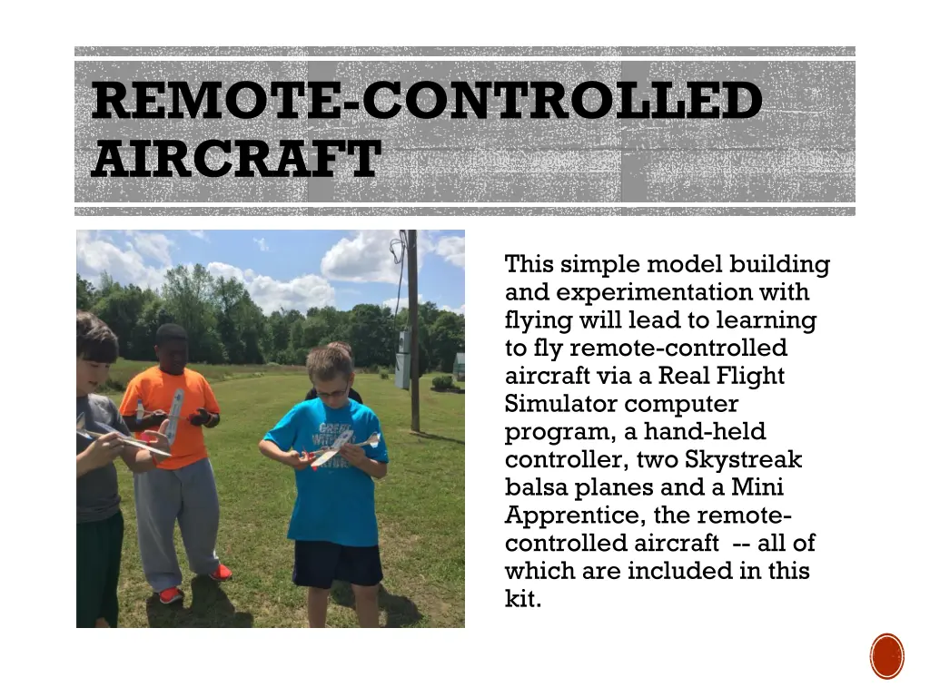 remote controlled aircraft