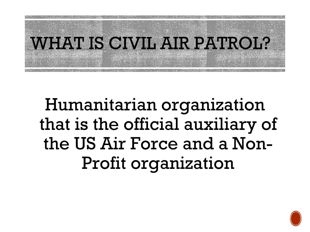 what is civil air patrol