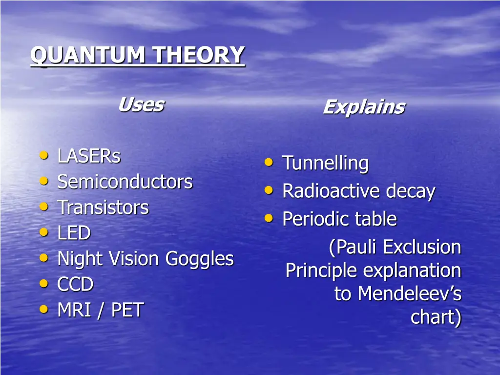 quantum theory