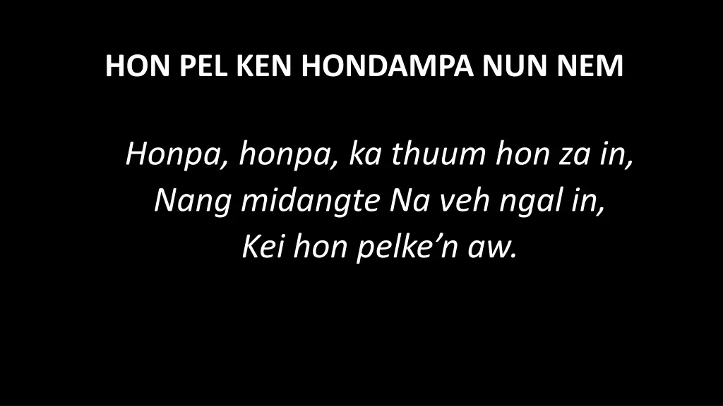 hon pel ken hondampa nun nem 1