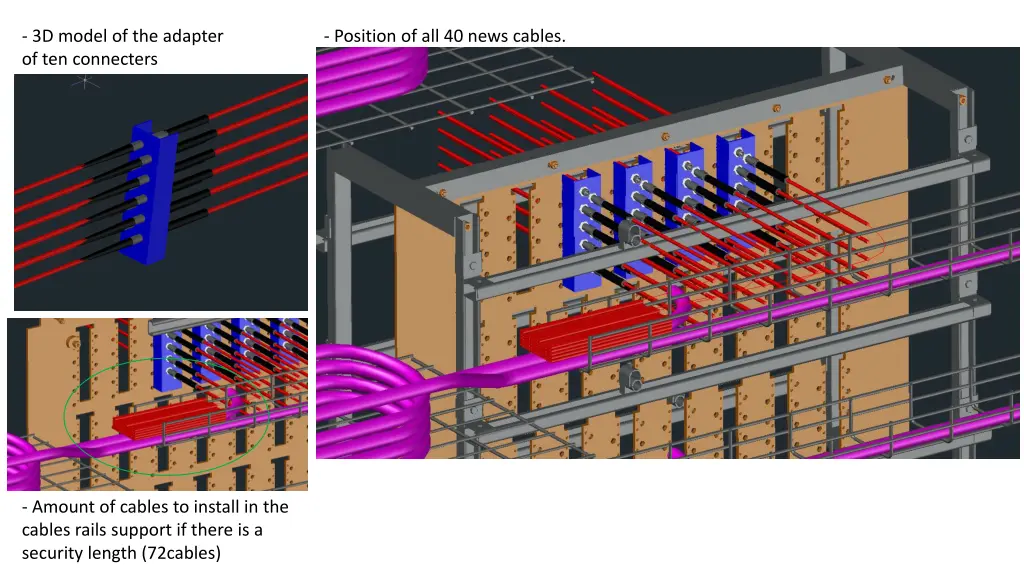 3d model of the adapter of ten connecters