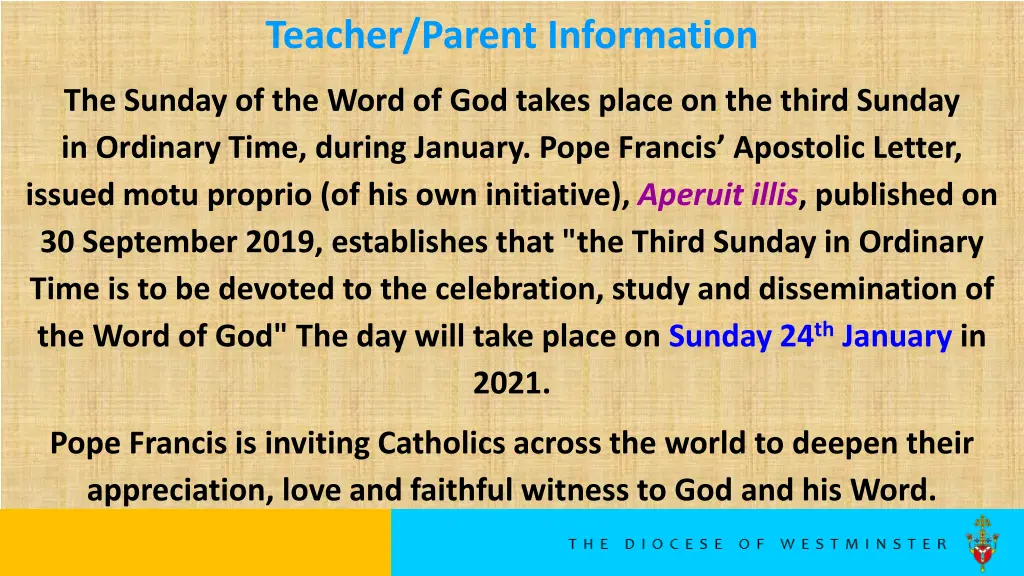 teacher parent information