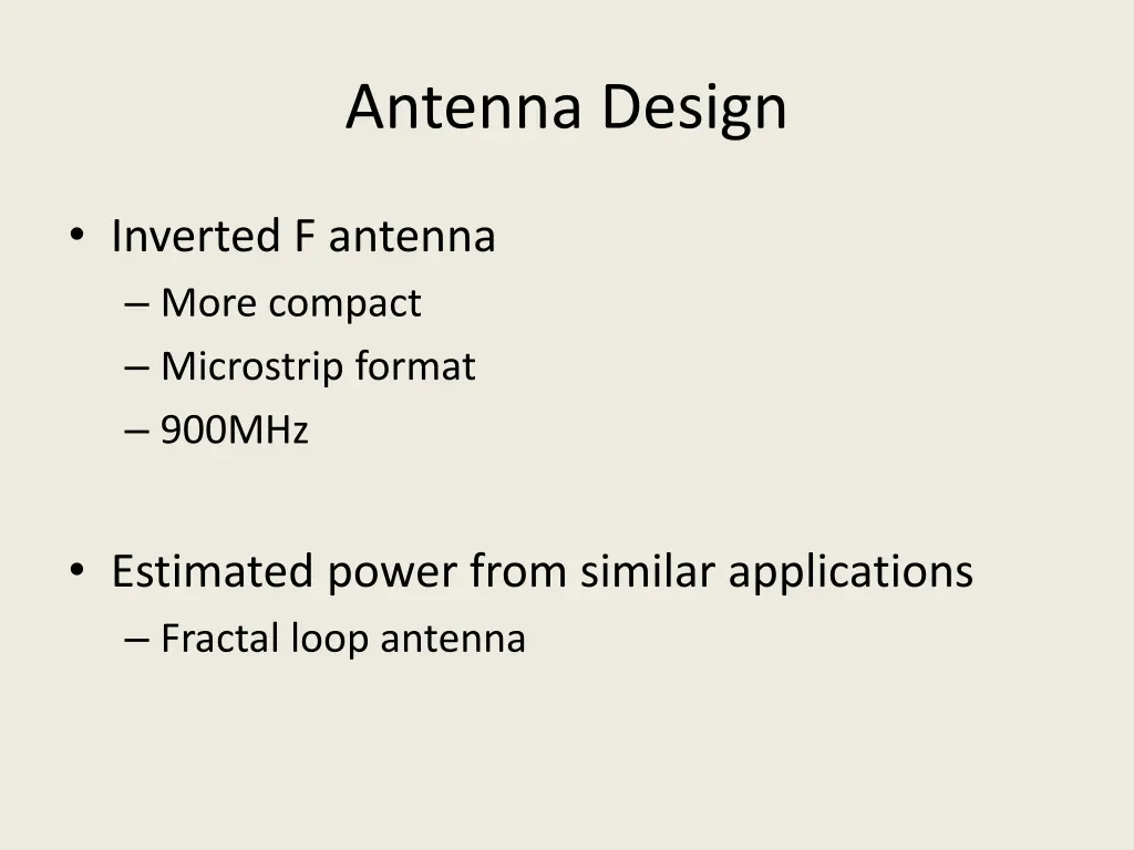 antenna design