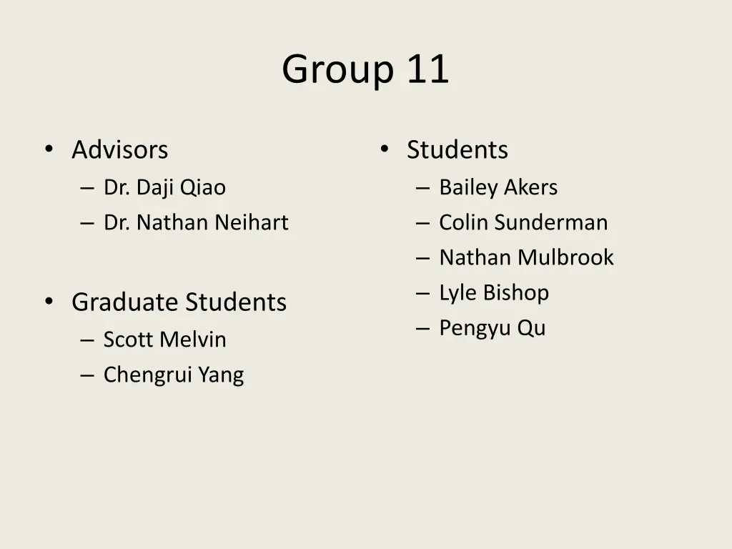 group 11