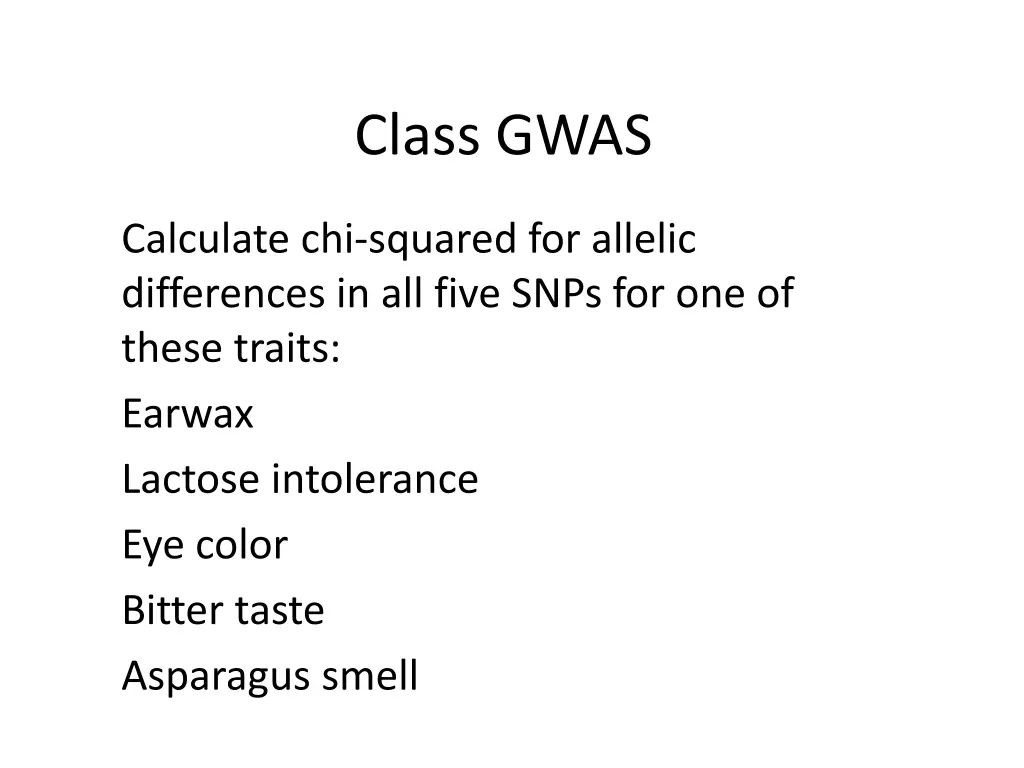 class gwas 3