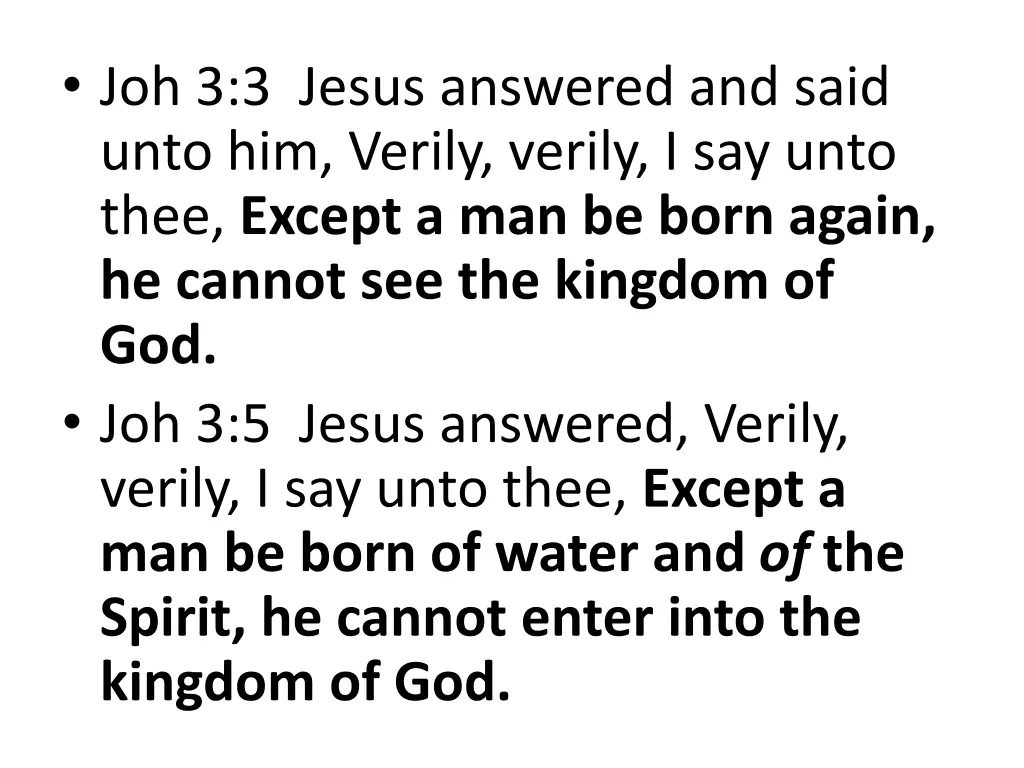 joh 3 3 jesus answered and said unto him verily