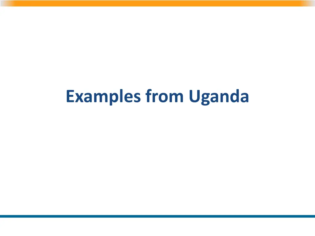 examples from uganda