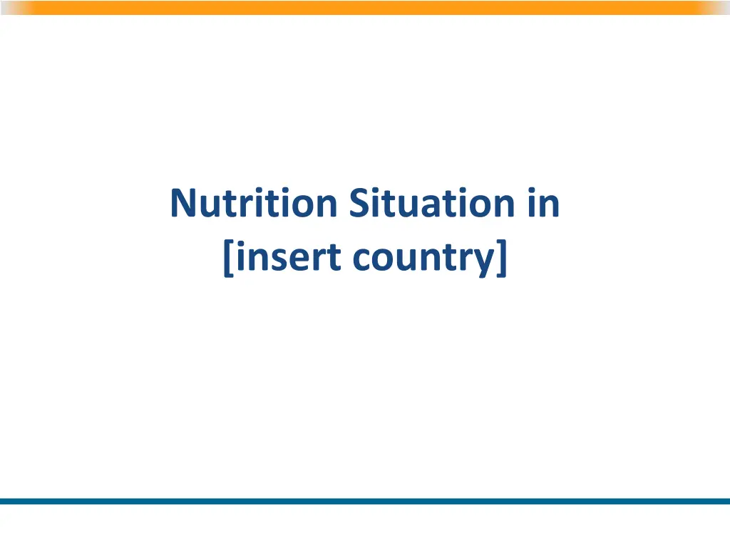 nutrition situation in insert country