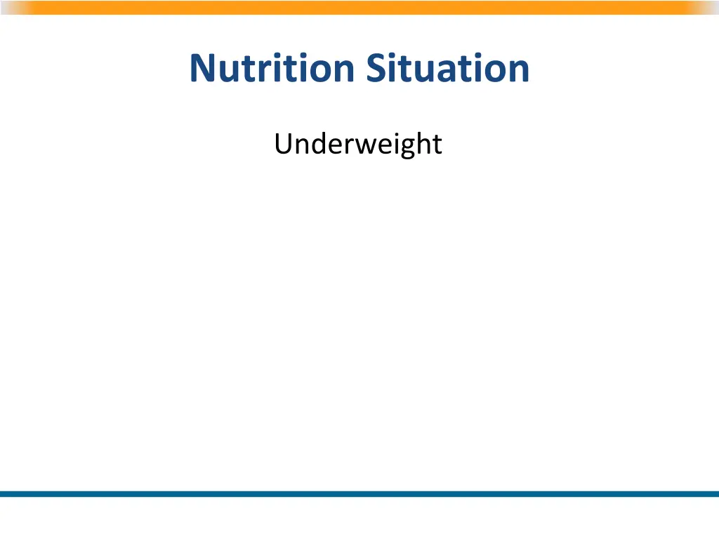 nutrition situation