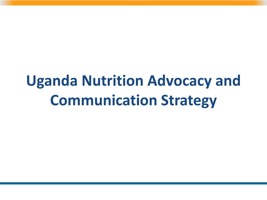 uganda nutrition advocacy and communication