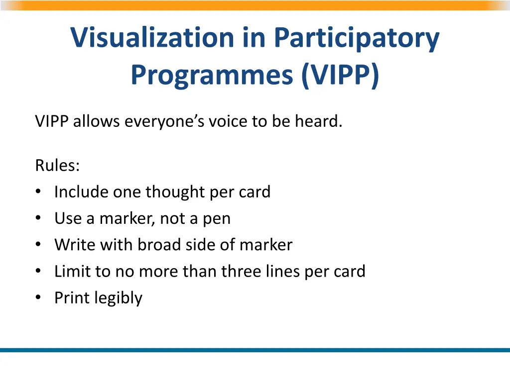 visualization in participatory programmes vipp