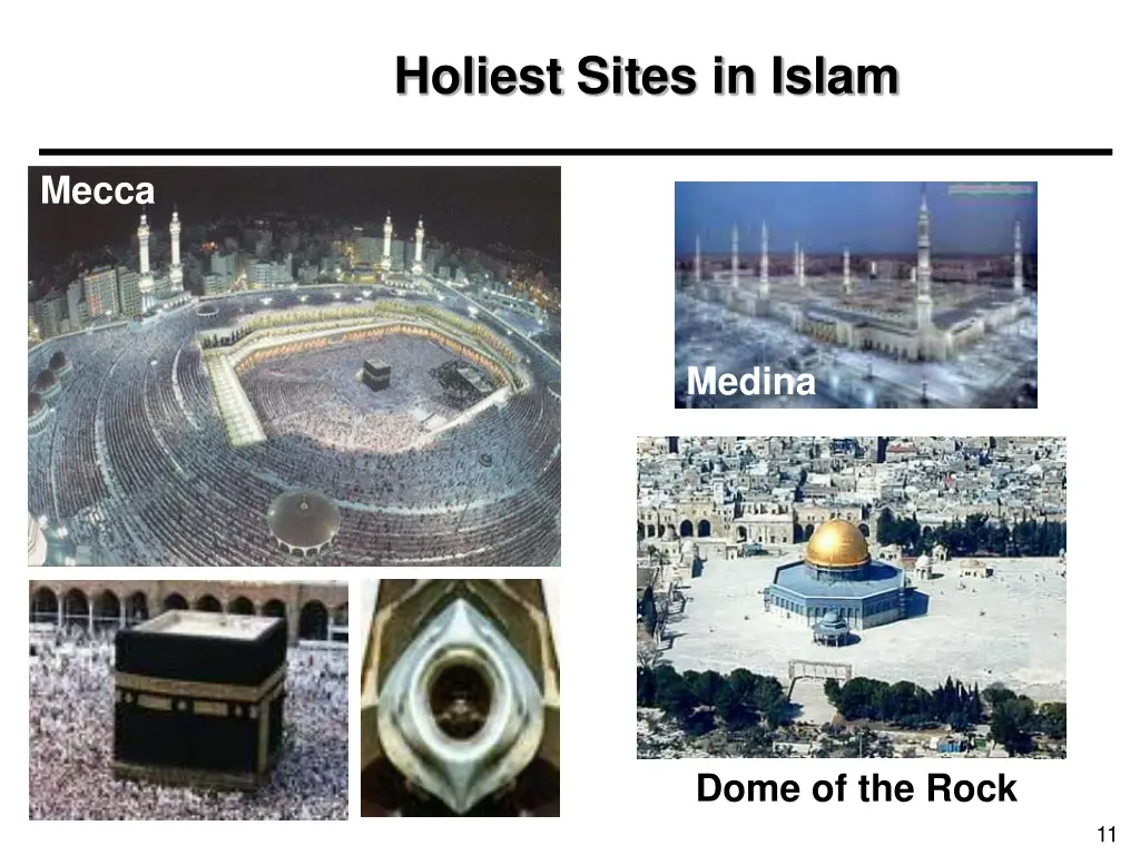 holiest sites in islam