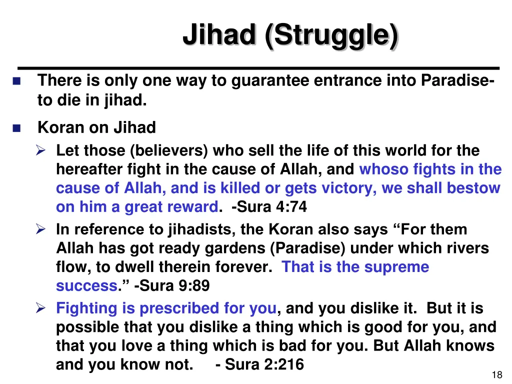 jihad struggle