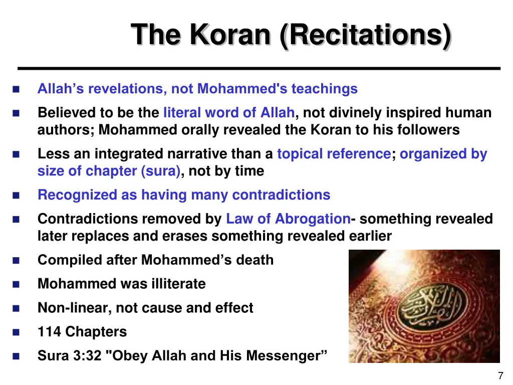 the koran recitations