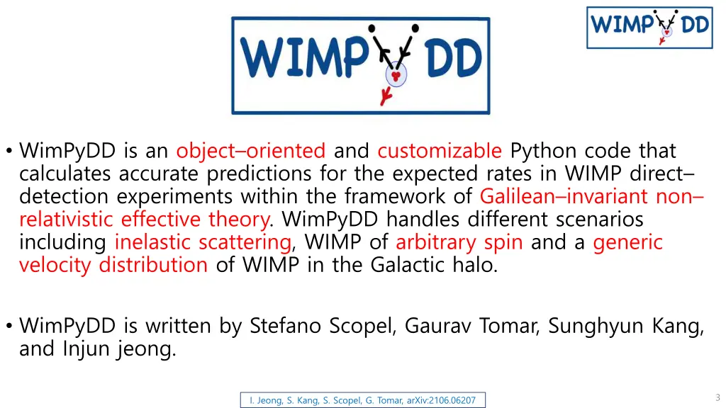 wimpydd is an object oriented and customizable