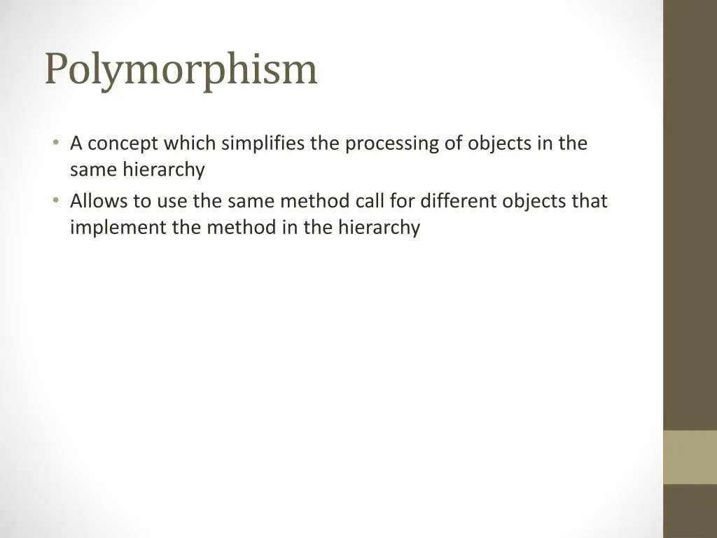 polymorphism