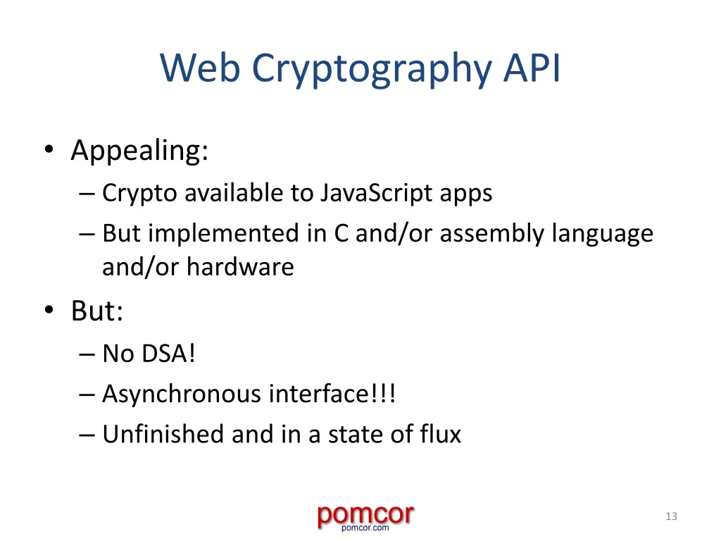 web cryptography api