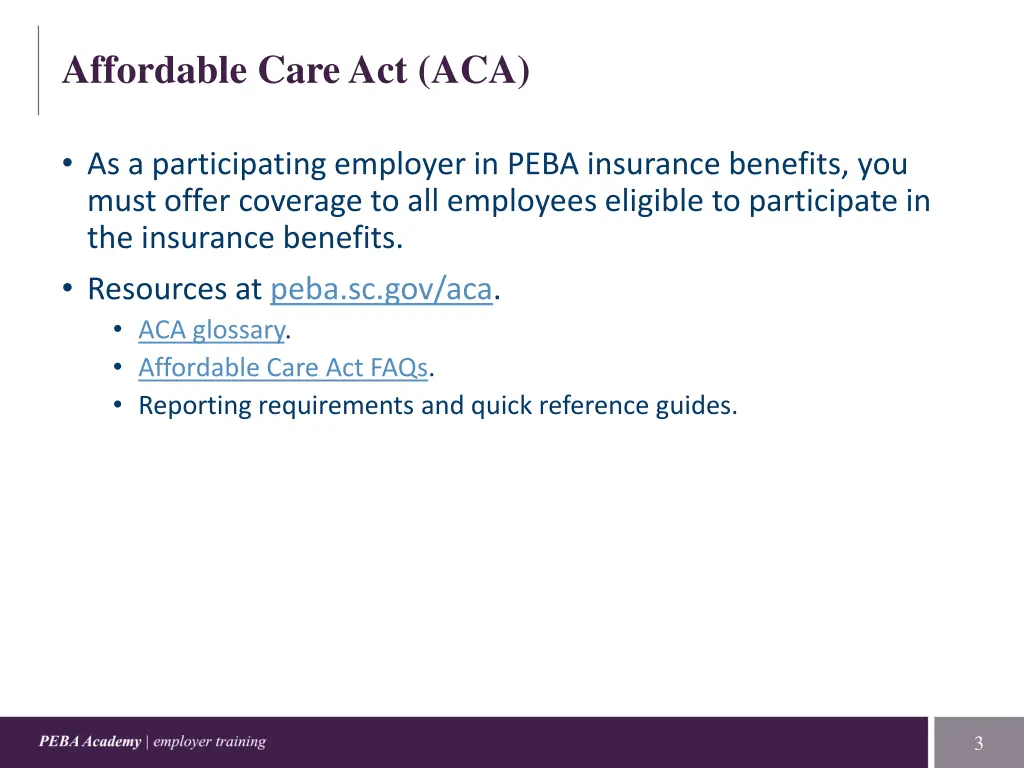 affordable care act aca