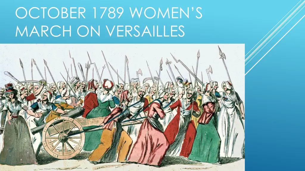 october 1789 women s march on versailles