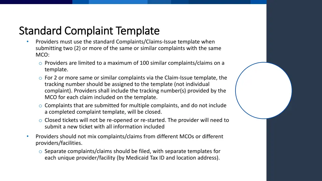 standard complaint template standard complaint