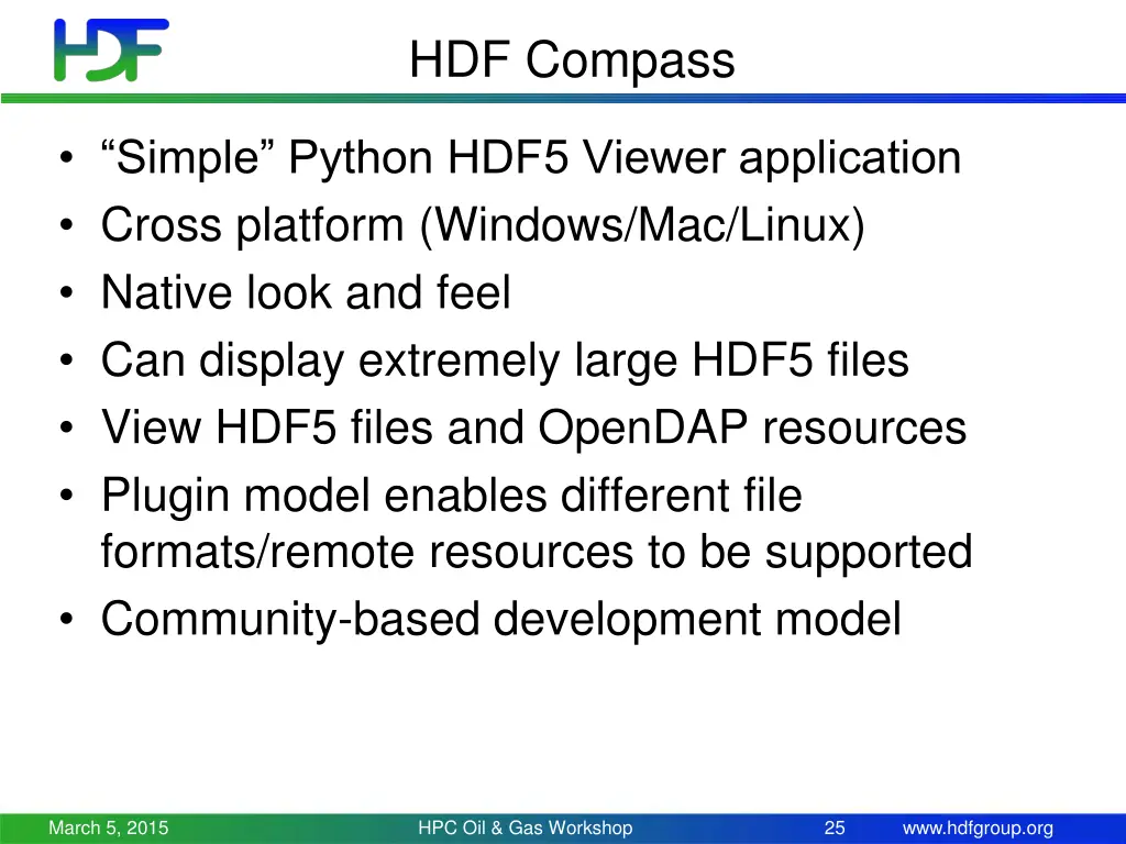 hdf compass