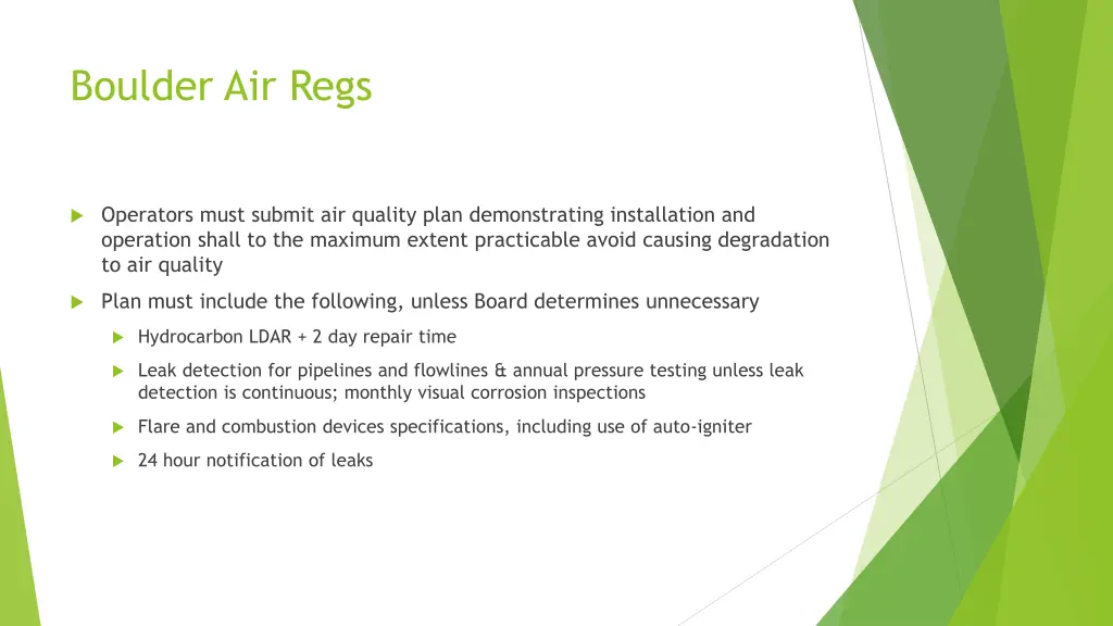 boulder air regs