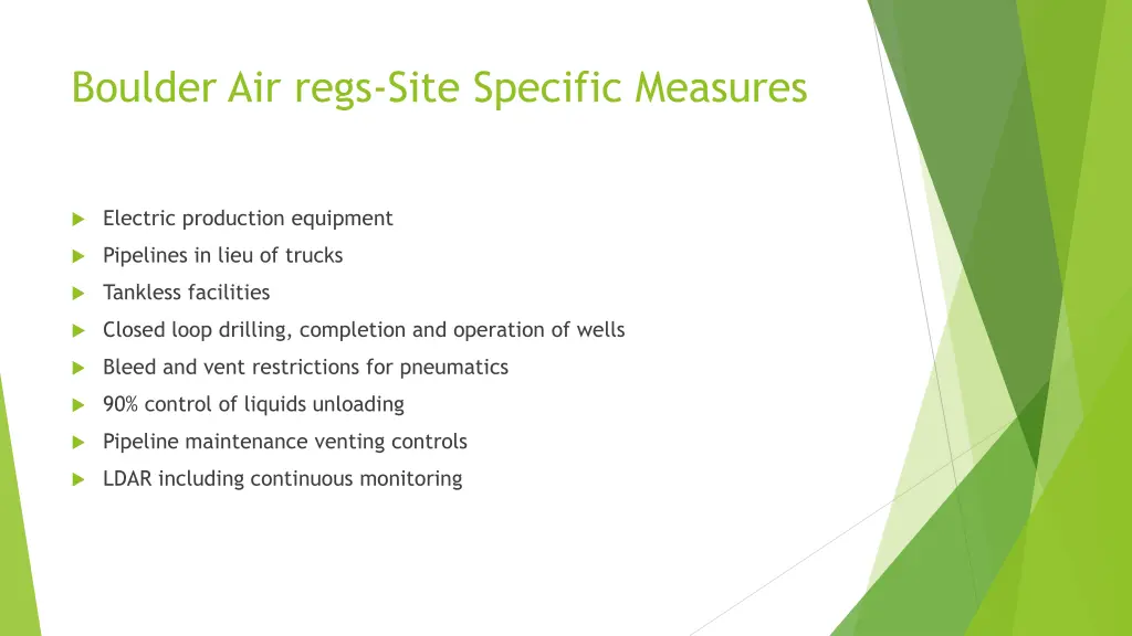 boulder air regs site specific measures