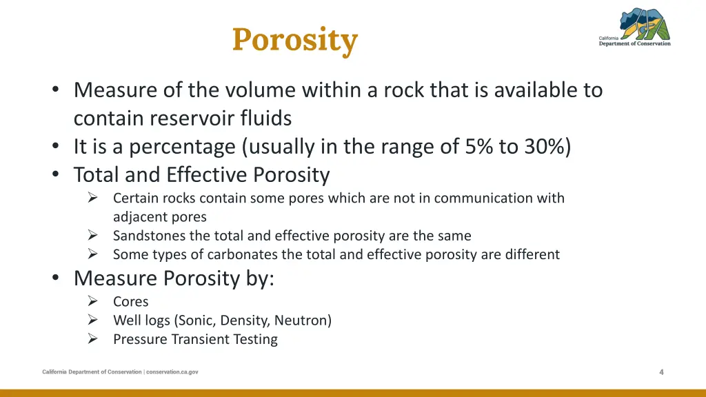 porosity