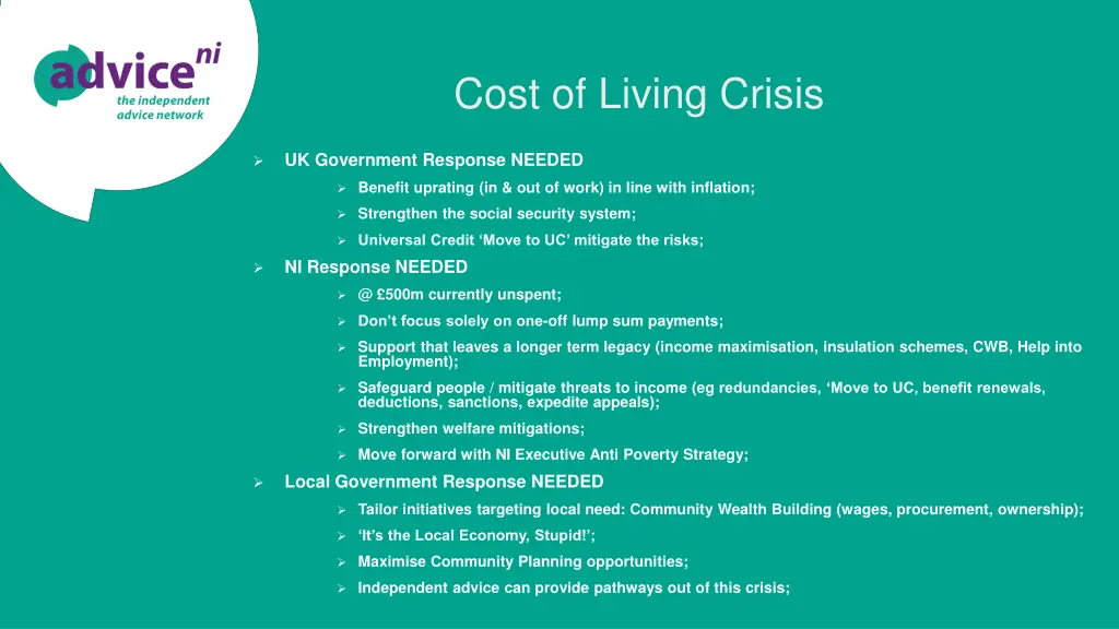 cost of living crisis 2