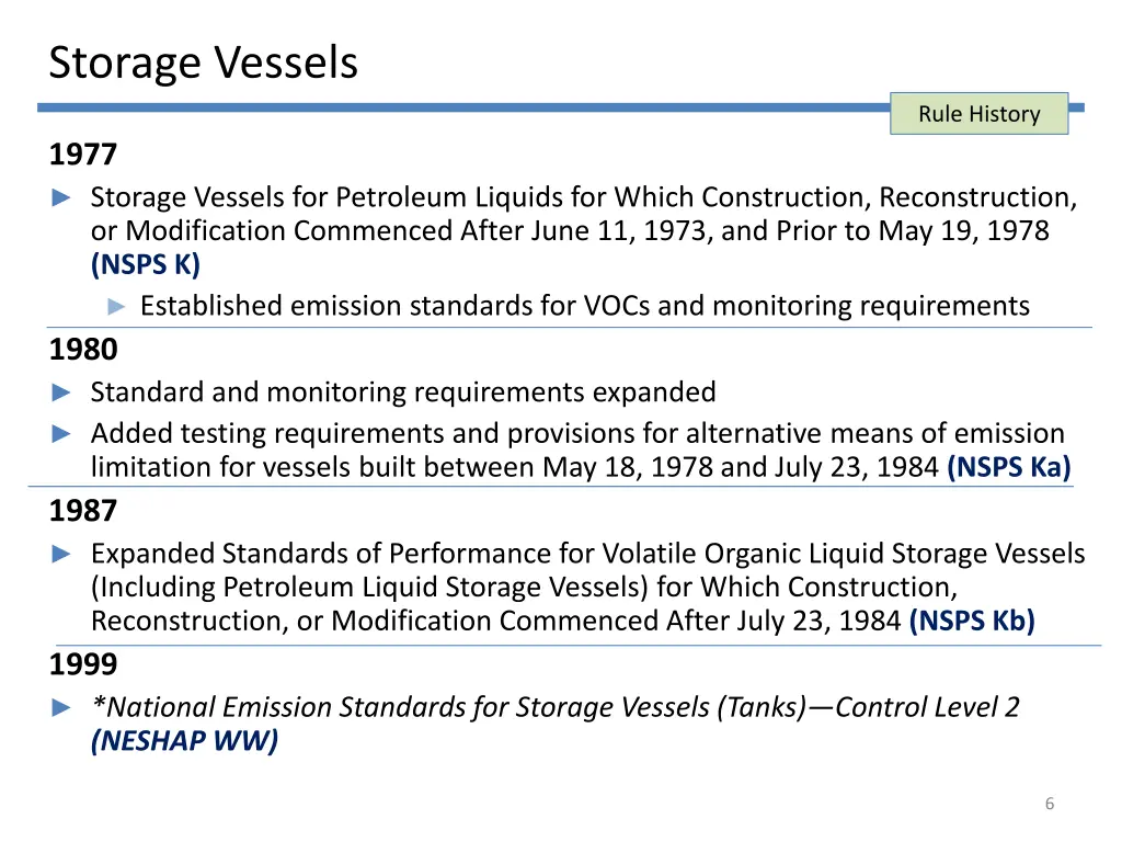 storage vessels 2