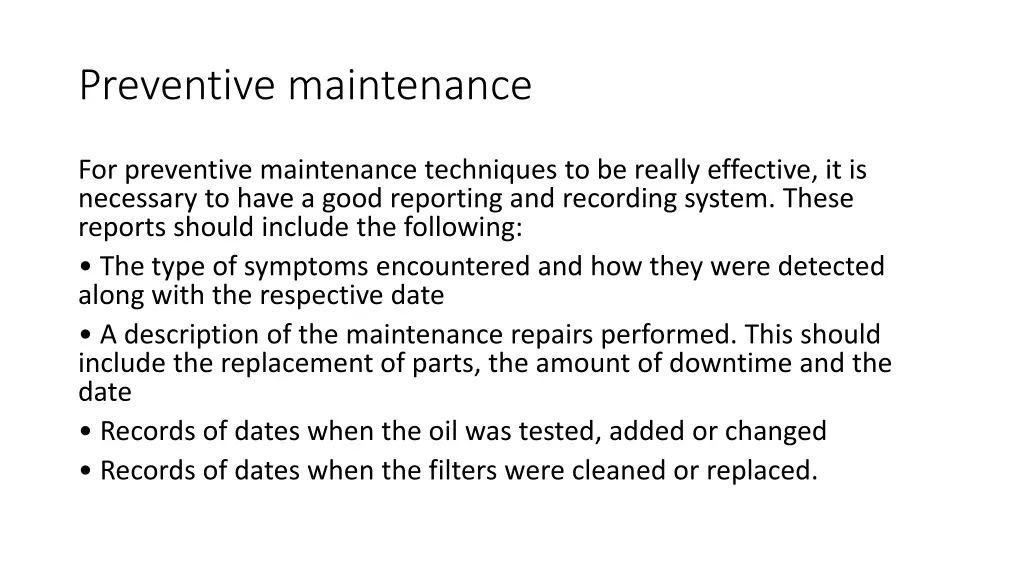 preventive maintenance 1