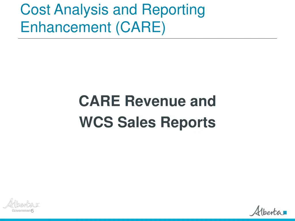 cost analysis and reporting enhancement care 2