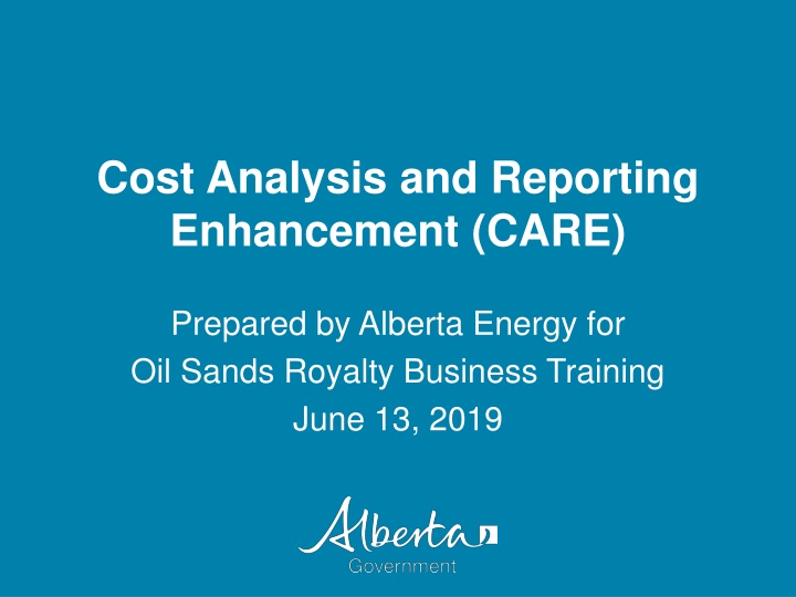 cost analysis and reporting enhancement care