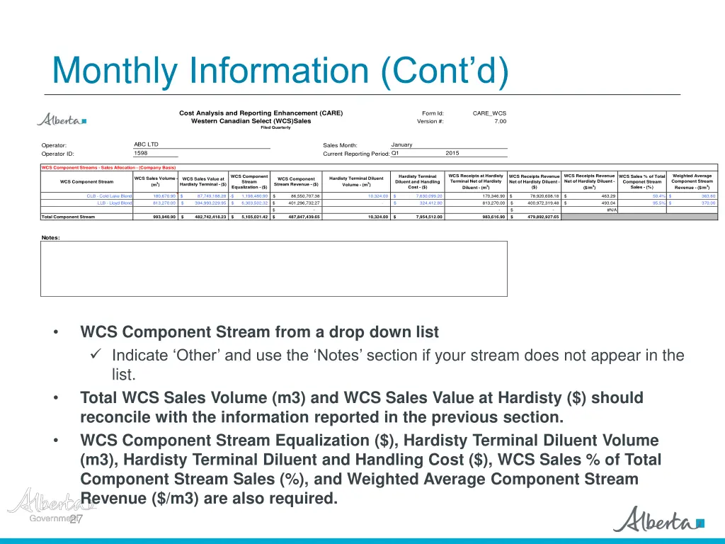 monthly information cont d