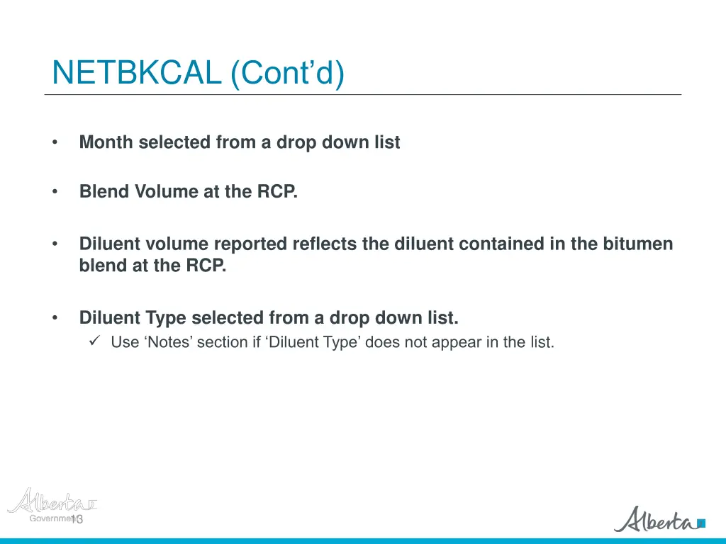 netbkcal cont d