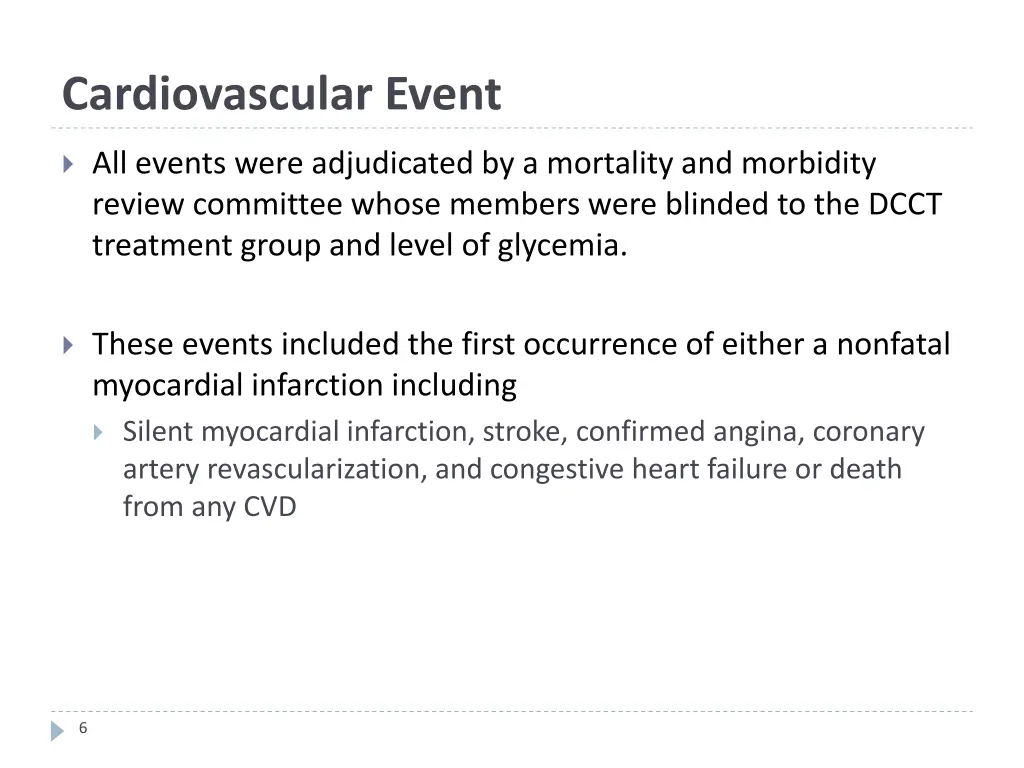 cardiovascular event