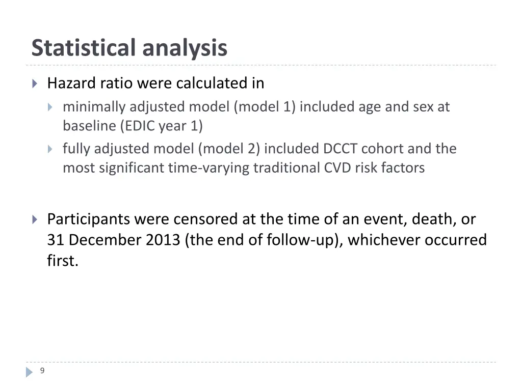 statistical analysis 1