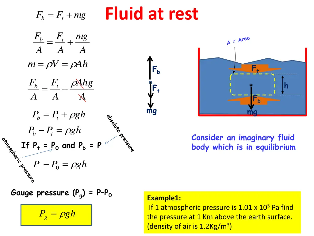 fluid at rest