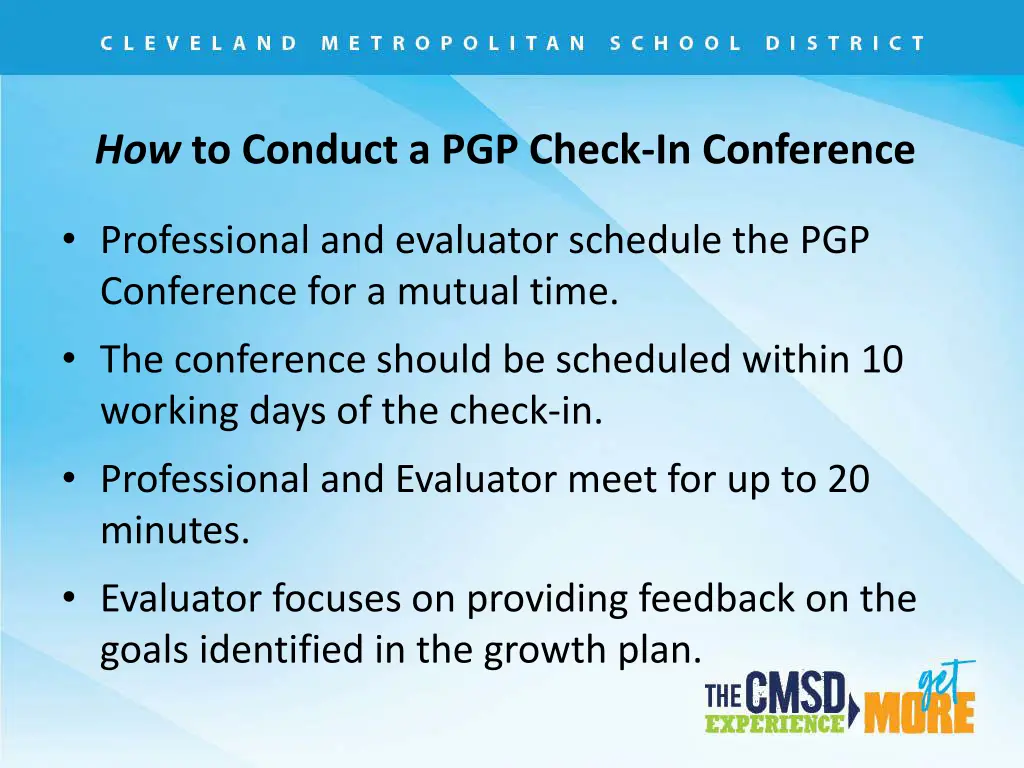 how to conduct a pgp check in conference